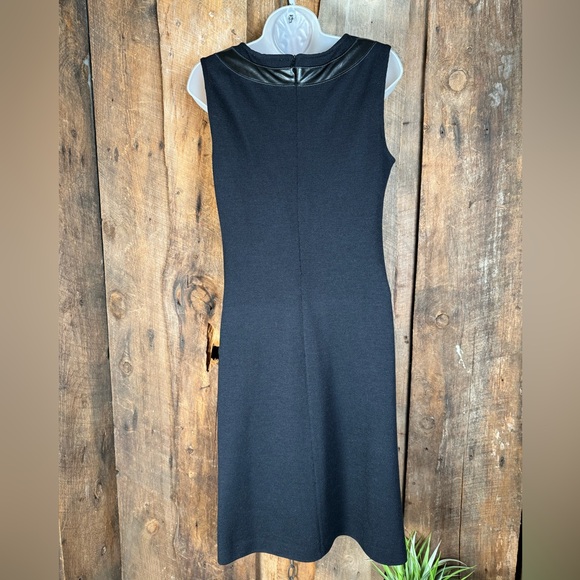 St. John Collection Black Knit Dress - Size 6 - Picture 5 of 11